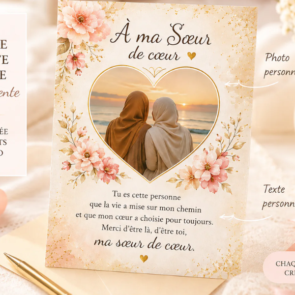Carte Personnalisée — Vos Propres Mots