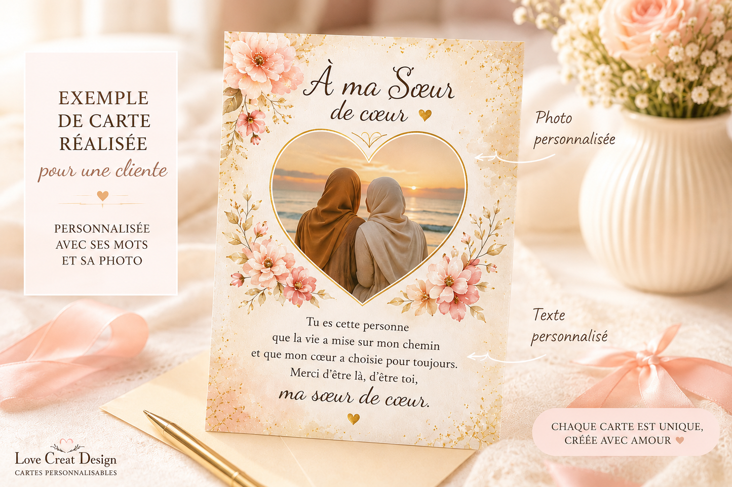 Carte Personnalisée — Vos Propres Mots