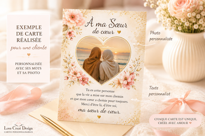 Carte Personnalisée — Vos Propres Mots