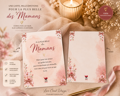 Carte Maman — À la plus belle des mamans