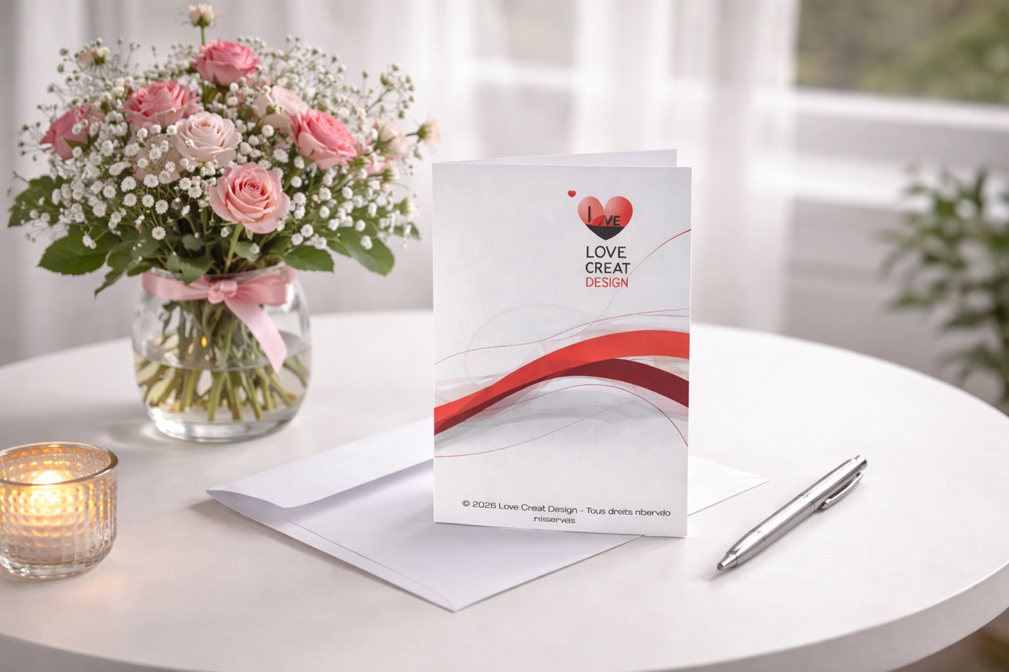 Carte Pour Maman "Merci pour tout" - Message de Gratitude Premium | Love Creat Design